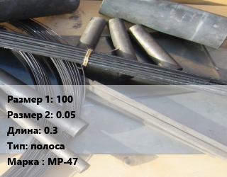 Молибден 100х0.05 L=0.3 полоса Марка: МР-47, кг цена от 3600 Тг / кг, где купить, условия доставки в Кызылорде и Кызылординской области